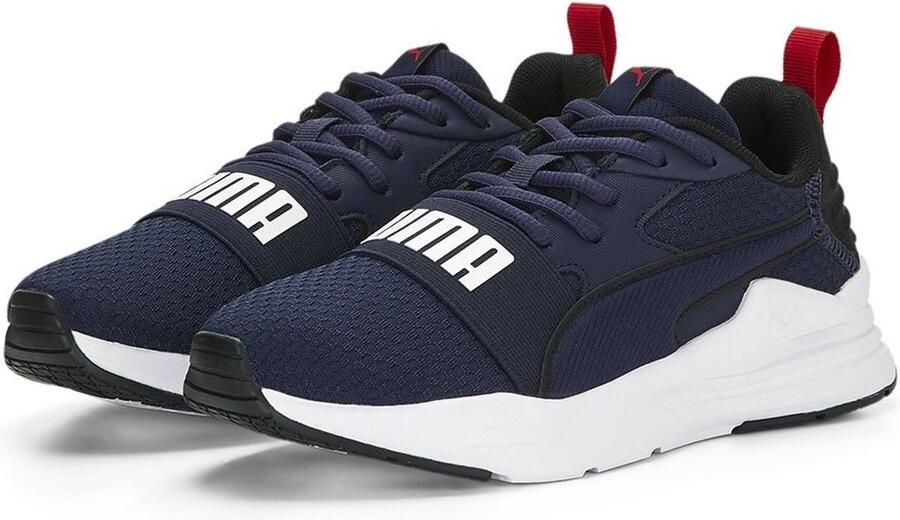 PUMA Wired Run Pure Junior Hardloopschoenen Zwart