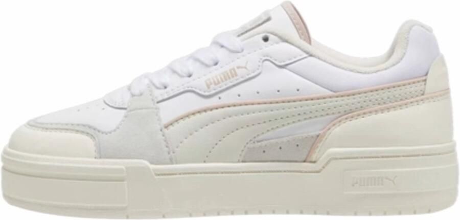 PUMA Women CA Pro Lux III White-Vapor Gray-Warm White