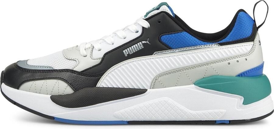 PUMA X-Ray 2 Square Unisex Sneakers Black- White-Gray Violet-Future Blue-Parasailing