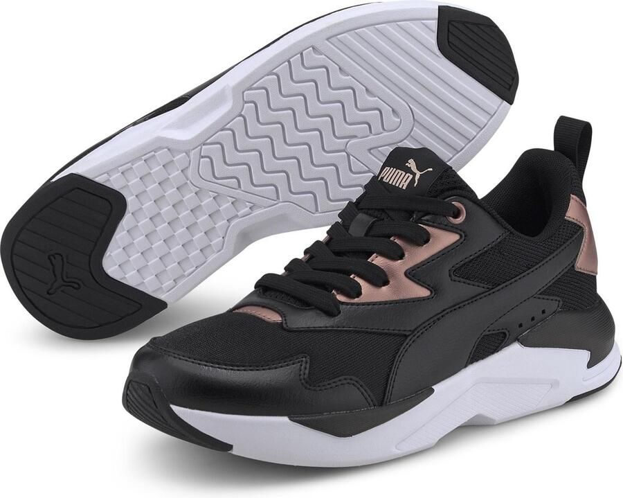 PUMA X-Ray Lite Wmns Metallic Sneakers Dames Black- Black-Rose Gold