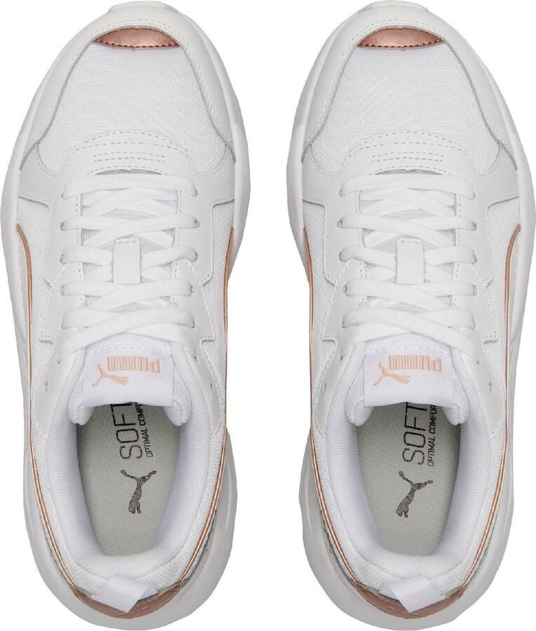 PUMA X-Ray Metallic Dames Sneakers White Rose Gold - Foto 3