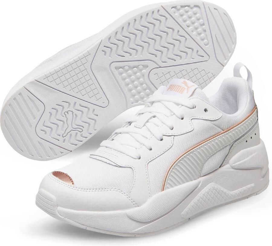 PUMA X-Ray Metallic Dames Sneakers White Rose Gold