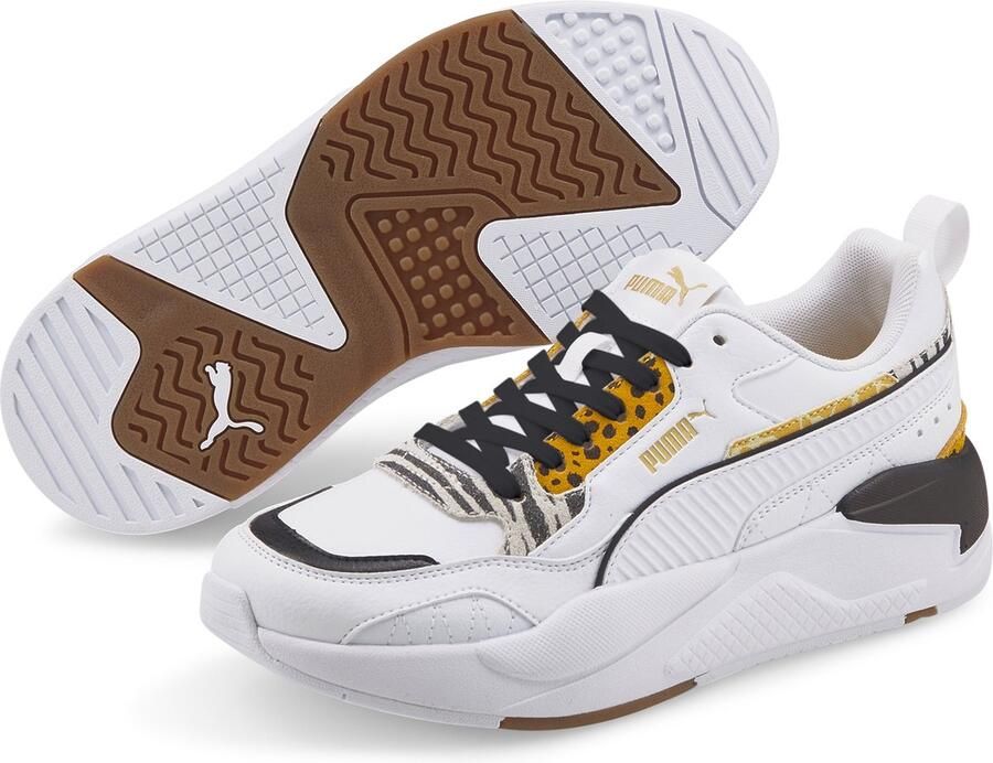 PUMA X-Ray Safari Dames Sneakers White Saffron Mineral Yellow Black - Foto 4