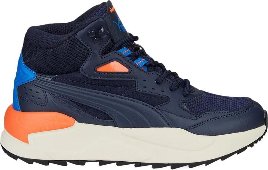 PUMA X-Ray Speed Mid WTR Kinderen Winterschoenen Donkerblauw