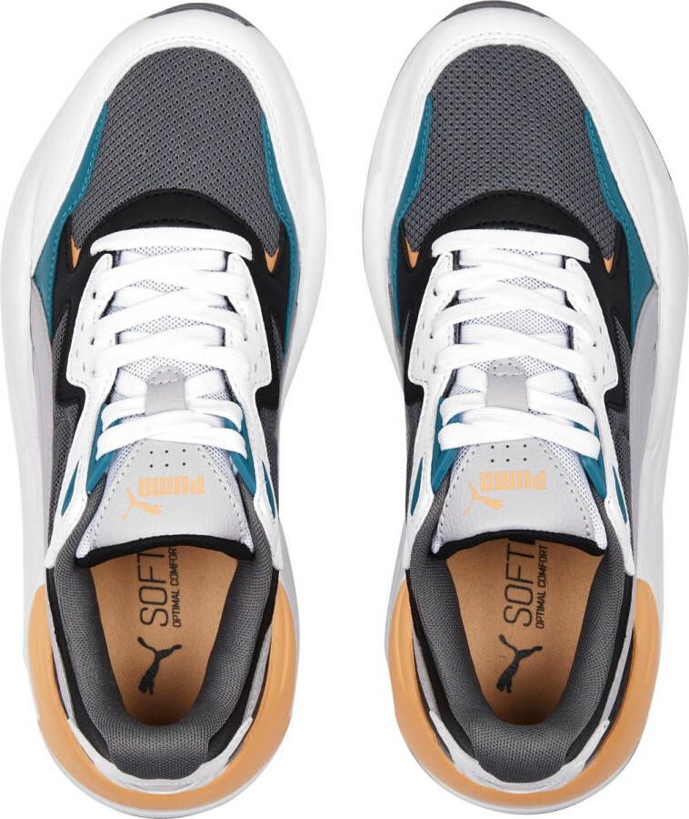 PUMA X-Ray Speed Unisex Sneakers CastIron Marble White OrangePeach