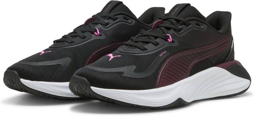 PUMA PWR Hybrid TR Wns Dames Sportschoenen Black-Ruby Shimmer-Pink Pixel