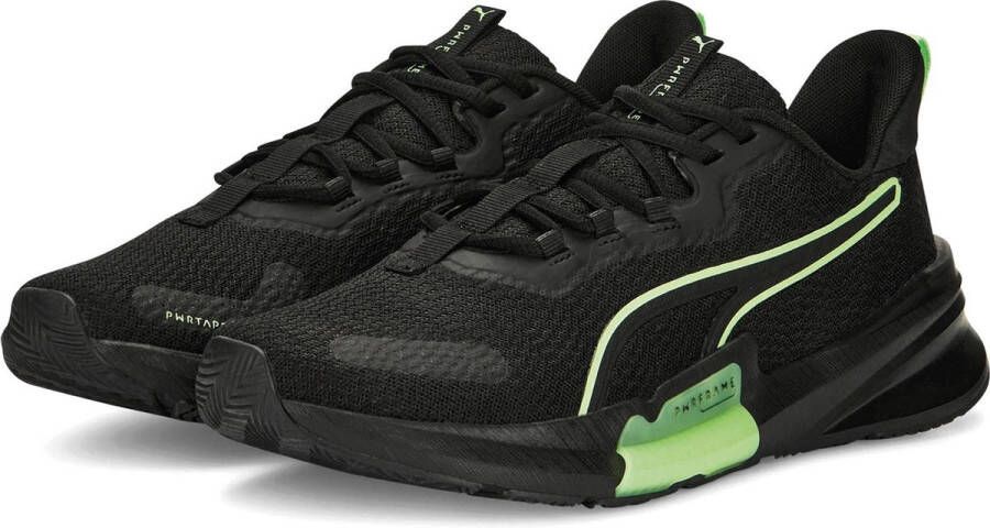 Puma PWRFRAME TR 2 fitness schoenen zwart groen - Foto 4