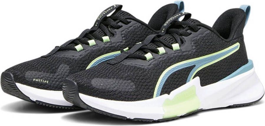 Puma PWRFrame fitness schoenen zwart blauw groen - Foto 2