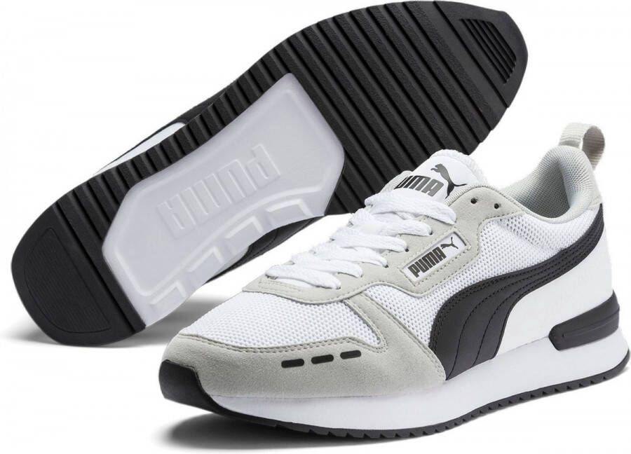 Puma r78 sneakers wit zwart heatgear armour sportshirt wit
