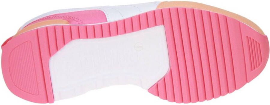 Puma R78 Runner sneakers wit oranje roze Jongens Imitatiesuède Meerkleurig 38