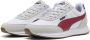 PUMA R78 Lightwind Unisex Sneakers Cool Light Gray-Dark Crimson- White - Thumbnail 1