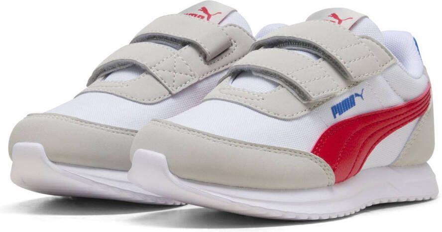 PUMA R78 Lightwind V PS Unisex Sneakers Cool Light Gray-Dark Crimson- White