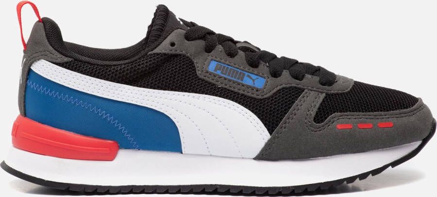 PUMA R78 sneakers zwart Textiel