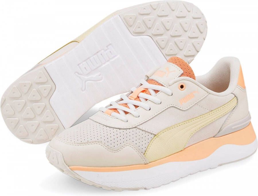 Puma Voyage Premium sneakers grijs lichtgeel lichtoranje - Foto 3