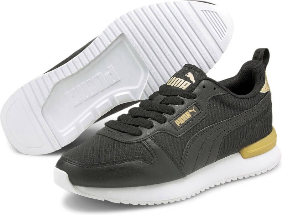 PUMA R78 Metallic Pop Dames Sneakers Black- Black- Team Gold - Foto 2