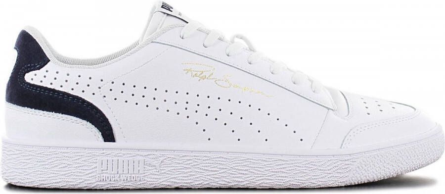 PUMA Ralph Sampson Lo Perf Colorblock Heren Sneakers Sport Casual Schoenen Leer Wit