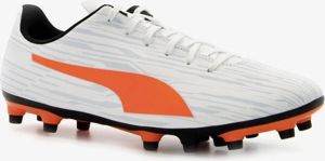 Puma rapido iii fg ag voetbalschoenen wit oranje heren
