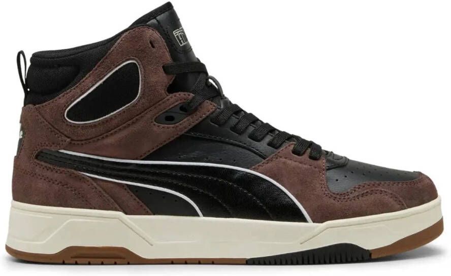 PUMA rbd break mid sd in de kleur bruin
