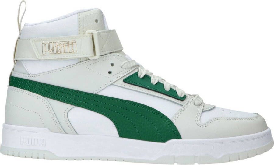 PUMA RBD Game Halfhoge Sneaker Mannen Wit groen beige - Foto 4