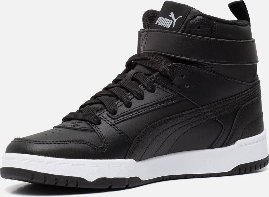 Puma RBD Game sneakers zwart wit Gerecycled polyester Logo 35.5