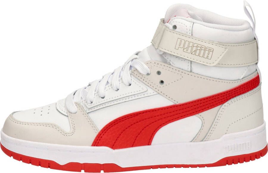 PUMA RBD GAME JR kindersneaker hoog 386172 04 wit rood - Foto 3