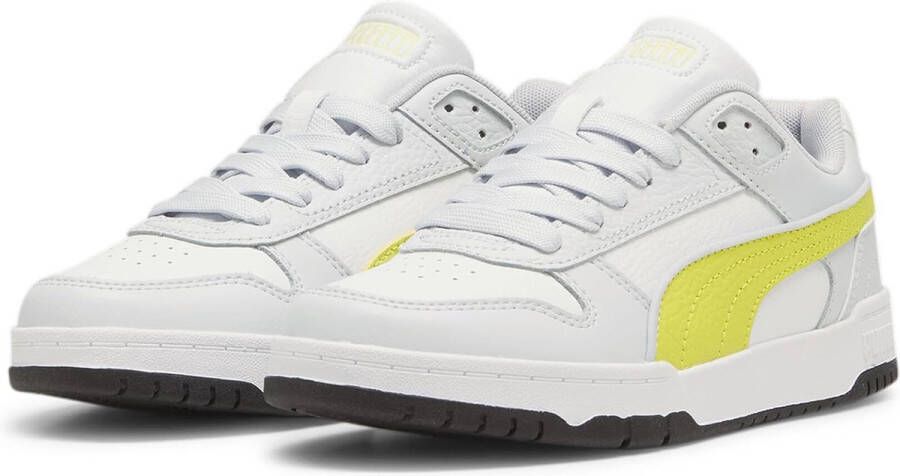 PUMA RBD GAME LOW JR kindersneaker schoenen 387350 11 grijs geel