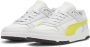 Puma RBD game Low leren sneakers lichtgrijs geel zwart Leer 35.5 - Thumbnail 2