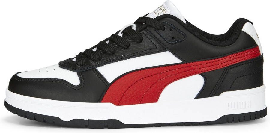 Puma RBD game Low leren sneakers wit Zwart Leer Effen 38