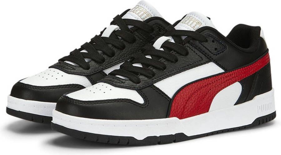 Puma RBD game Low leren sneakers wit Zwart Leer Effen 39 - Foto 2