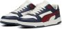 PUMA RBD Game Low Unisex Sneakers Club Navy-Intense Red-Warm White - Thumbnail 1