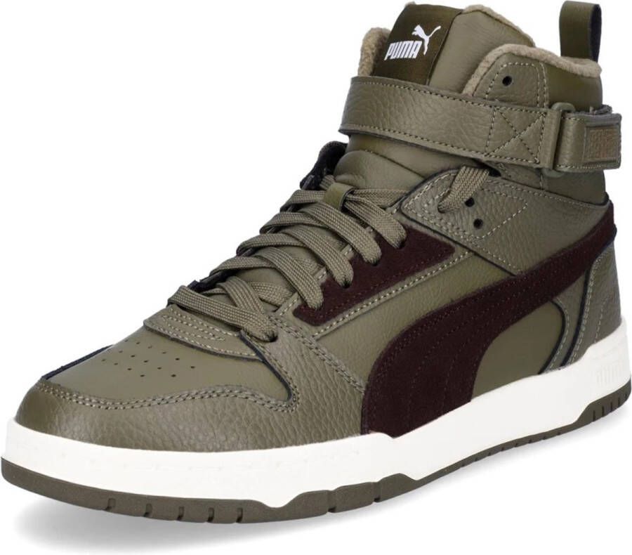 PUMA RBD GAME sneakers winterschoenen gevoerd 387604 01 olijf