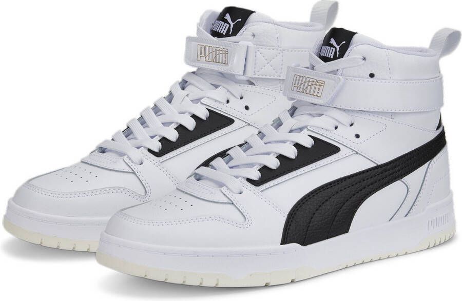 PUMA RBD Game Unisex Sneakers Wit Zwart Goud