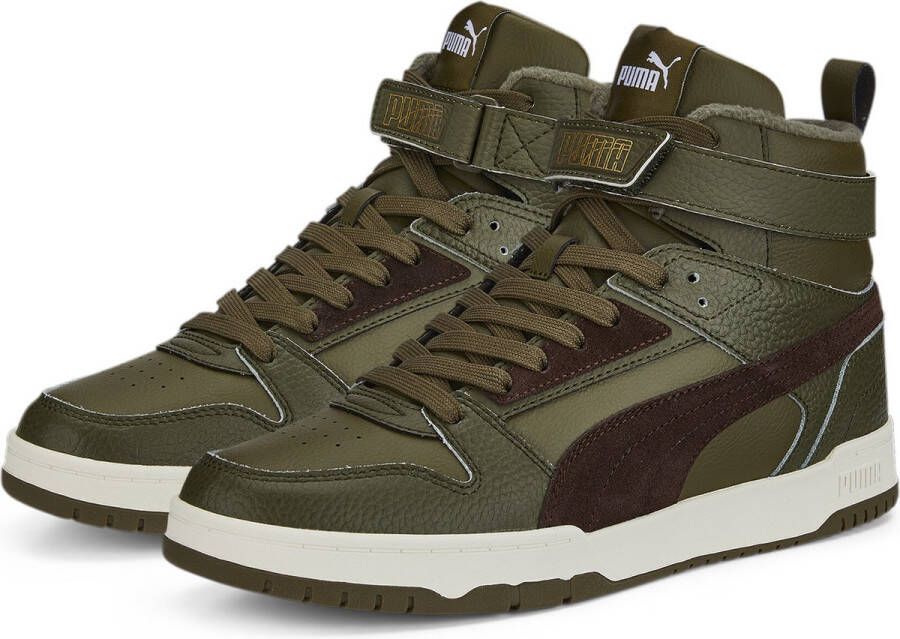 PUMA RBD Game WTR Unisex Sneakers Deep Olive-Dark Chocolate- Team Gold - Foto 4