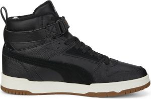 PUMA Rebound RBD Game WTR Winter Heren Winterschoenen Sneaker-Boots Leer Zwart