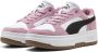 PUMA Rebound Femme Low SD Dames Sneakers White- Black-Poised Pink - Thumbnail 1