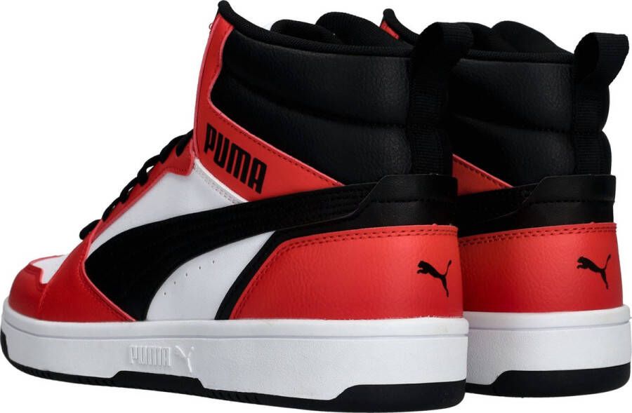 Puma Rebound V6 Sneakers Dames white black shadow grey maat: 40.5 beschikbare maaten:36 37.5 38.5 37 39 40.5 - Foto 4