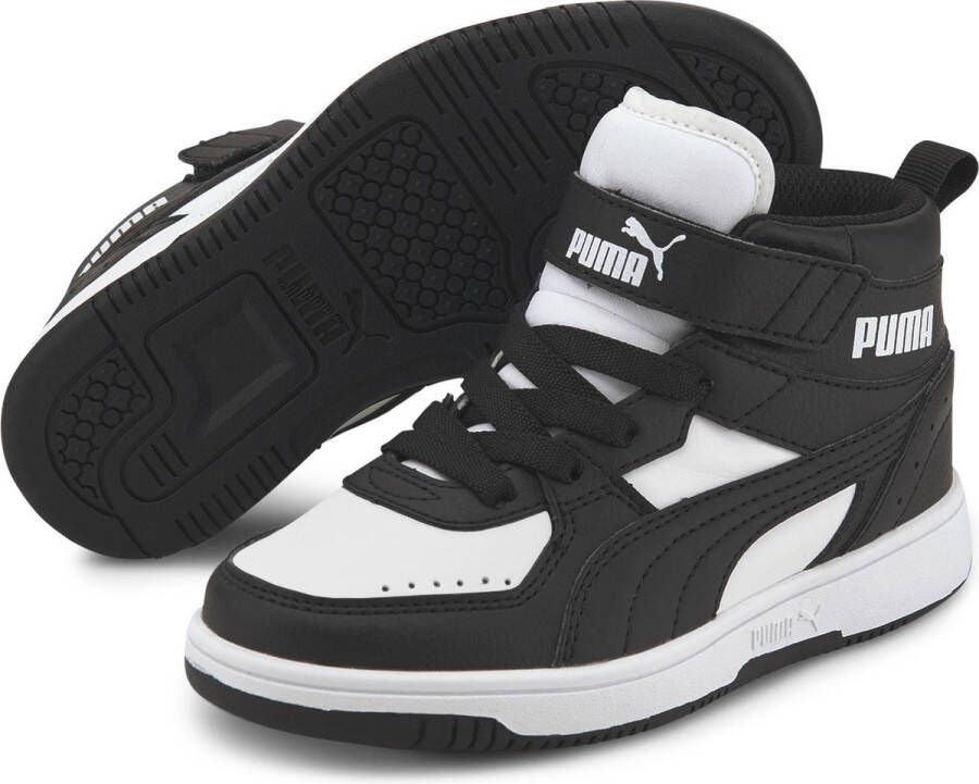 PUMA Rebound JOY AC PS Unisex Sneakers Black- Black- White - Foto 5