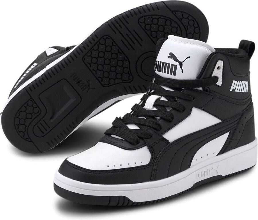 PUMA Rebound JOY AC PS Unisex Sneakers Black- Black- White - Foto 3