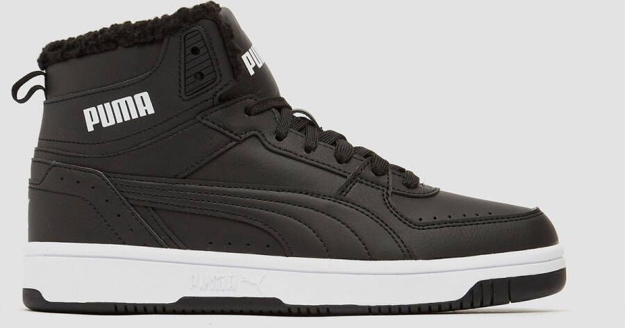 PUMA Rebound Joy Fur Sneakers Zwart Kinderen