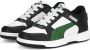 Puma Rebound JOY sneakers zwart wit groen Jongens Meisjes Imitatieleer 29 - Thumbnail 3