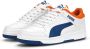 Puma Rebound Joy Lo Jr sneakers wit blauw oranje Imitatieleer 38 - Thumbnail 2