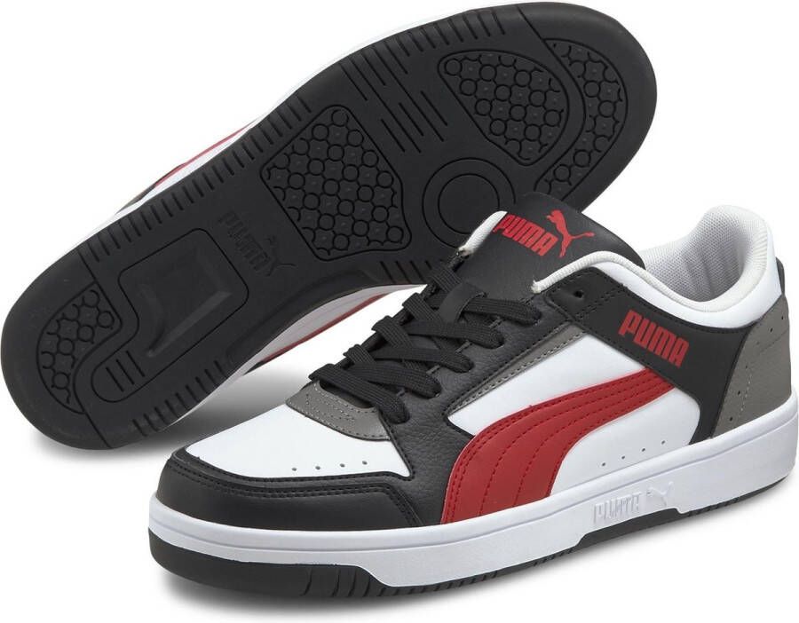 PUMA Rebound Joy Low Unisex Sneakers White-Urban Red- White