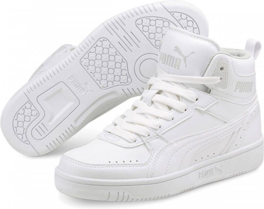 PUMA Rebound JOY AC PS Unisex Sneakers White- White-Limestone - Foto 9