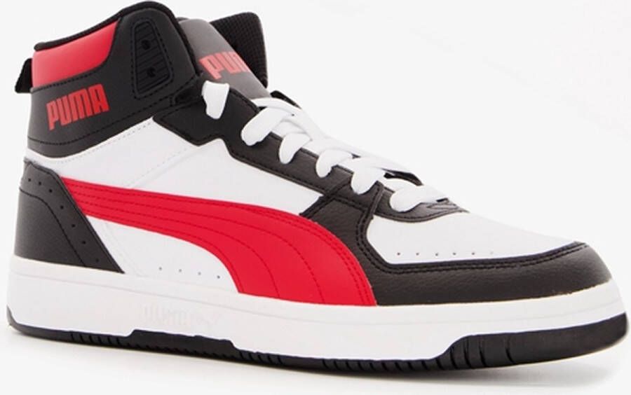 PUMA Rebound JOY Unisex Sneakers White ForAllTimeRed Black