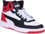 Puma rebound joy mid sneakers zwart rood heren - Thumbnail 4