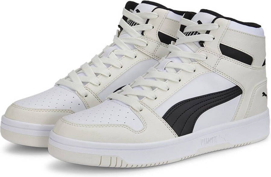 PUMA Rebound Layup Sl Sneakers Vaporous Gray Black White Heren
