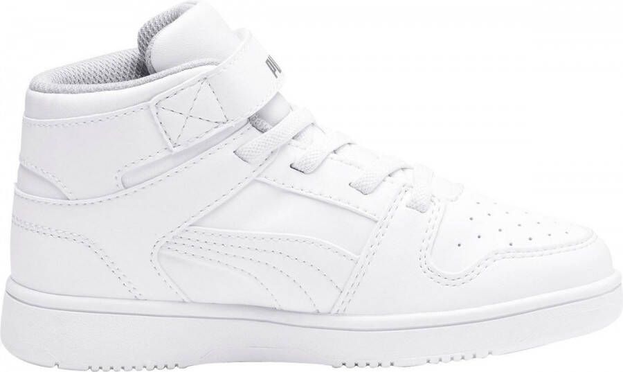 PUMA Rebound Layup SL V PS Sneakers Kinderen White Gray Violet