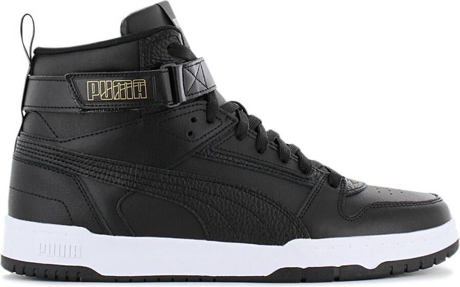 PUMA Rebound RBD GAME Heren Sneakers Sportschoenen Schoenen Leer Zwart