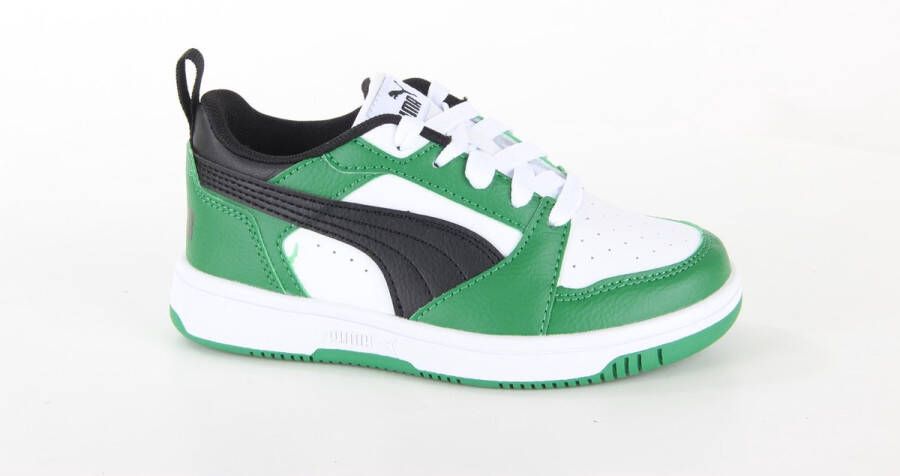 PUMA Rebound V6 Lage sneakers Jongens Groen