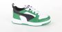 Puma Rebound V6 Lo sneakers wit zwart groen Leer Meerkleurig 24 - Thumbnail 11